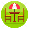 outdoor sitting icon png