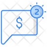 icons of payment notification