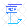 pdf folder symbol