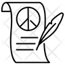 peace treaty icons