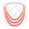 pearl necklace icon