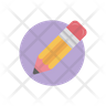 icon for flat pen