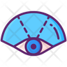 eye peripheral vision icon
