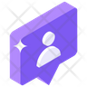 free persons chat icons