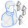 personnel growth icon download