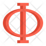 icon phi symbol