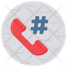 phone number icon svg