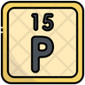 icon for phosphorus symbol