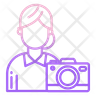 icon for woman photographer