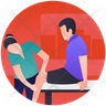icons for physiotherapist doctor