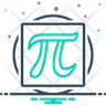 pi mathematical icon