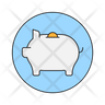 icons of piggy saving