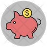 piggy saving symbol