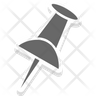 push pin logo