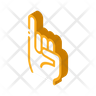 icon loser finger