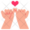 pinky promise icon svg