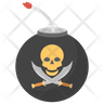 pirate bomb icon png