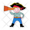 pirate captain icon png
