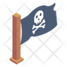 pirate skull icon png