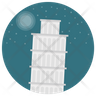 tower of pisa icon svg