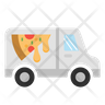 pizza delivery van icon