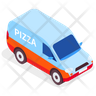 pizza delivery van icons free