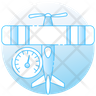 aircraft speed icon svg