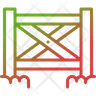 free security fence panels icons
