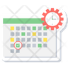 icons of schedule planner