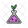 test tube plant symbol