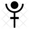icon pluto symbol