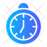 retro timer symbol