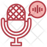 icon for streaming podcast
