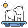 polar ice melting logo