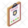 police record icon download