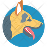 icon for police dog