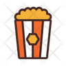 icons for theater popcorn