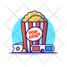 popcorn bucket icon