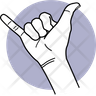 sign pose icon png