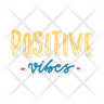 positive vibes icon download