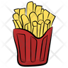 poteto fries icons
