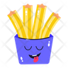 potato fries icon svg