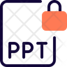 ppt file lock icon download
