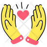 icon for praying hands