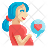 free pregnant mother icons