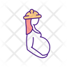 pregnant worker icon svg