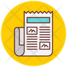 bulletin icons