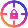 icons of lock target