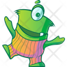 happy monster icon png