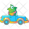 car trip logo
